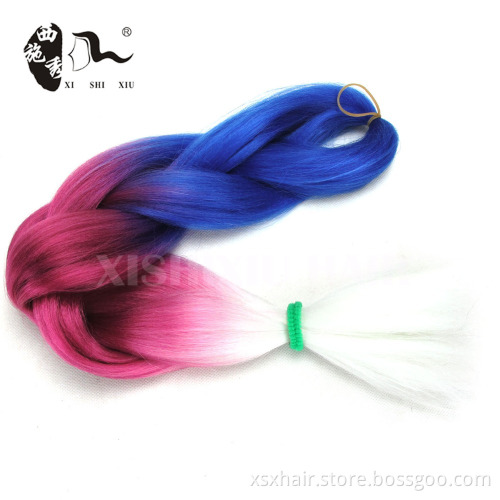 2016 hot selling yaki pony braiding hair synthetic afro twist braid for hair extension